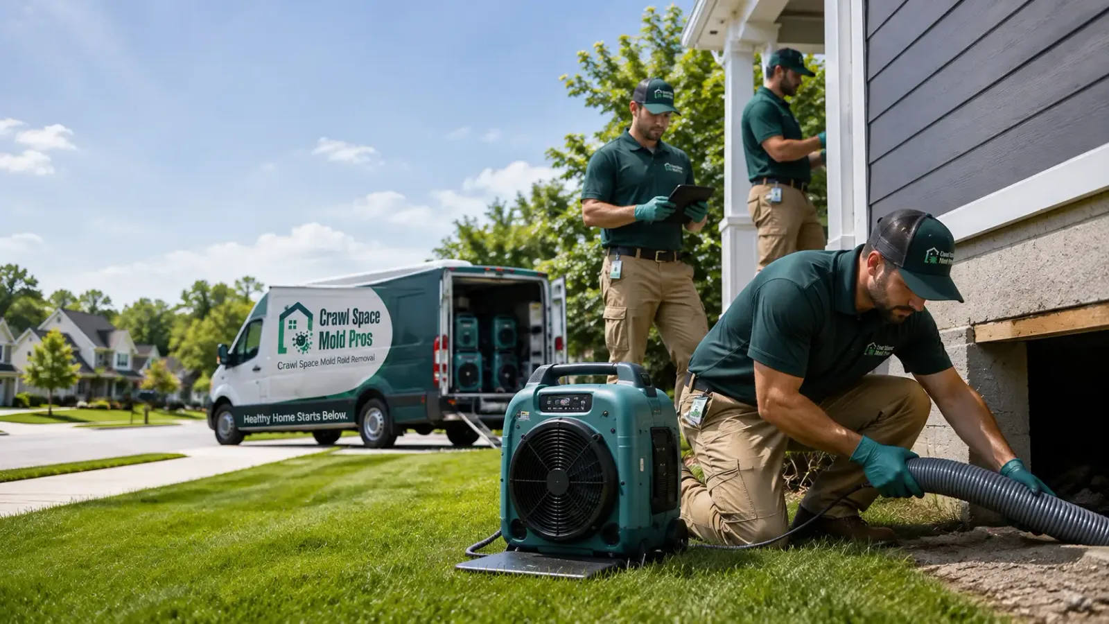 Crawl Space Mold Removal in Southport, CT